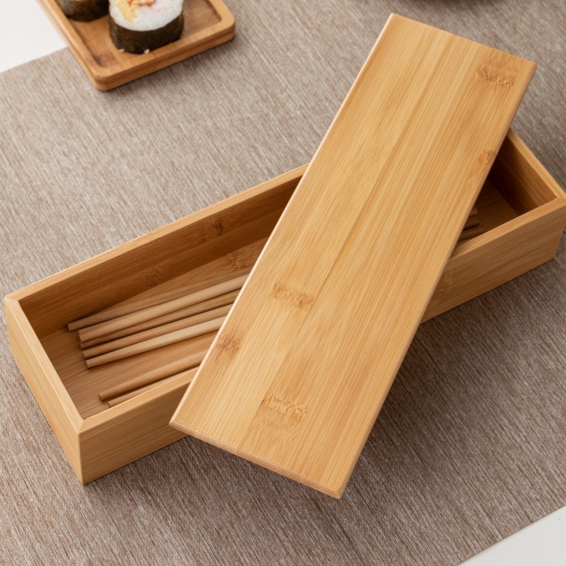 筷子盒楠竹筷子收纳盒筷子笼酒店厨房餐厅首饰盒环保创意可定logo,淘宝优惠券,粉丝福利购,淘宝优惠卷