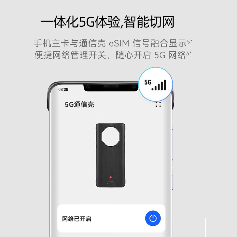 5G通信壳适用华为Mate50RS保时捷设计手机Mate50/50E/50Pro通讯P50pro支持联通电信运营商双模5G频段