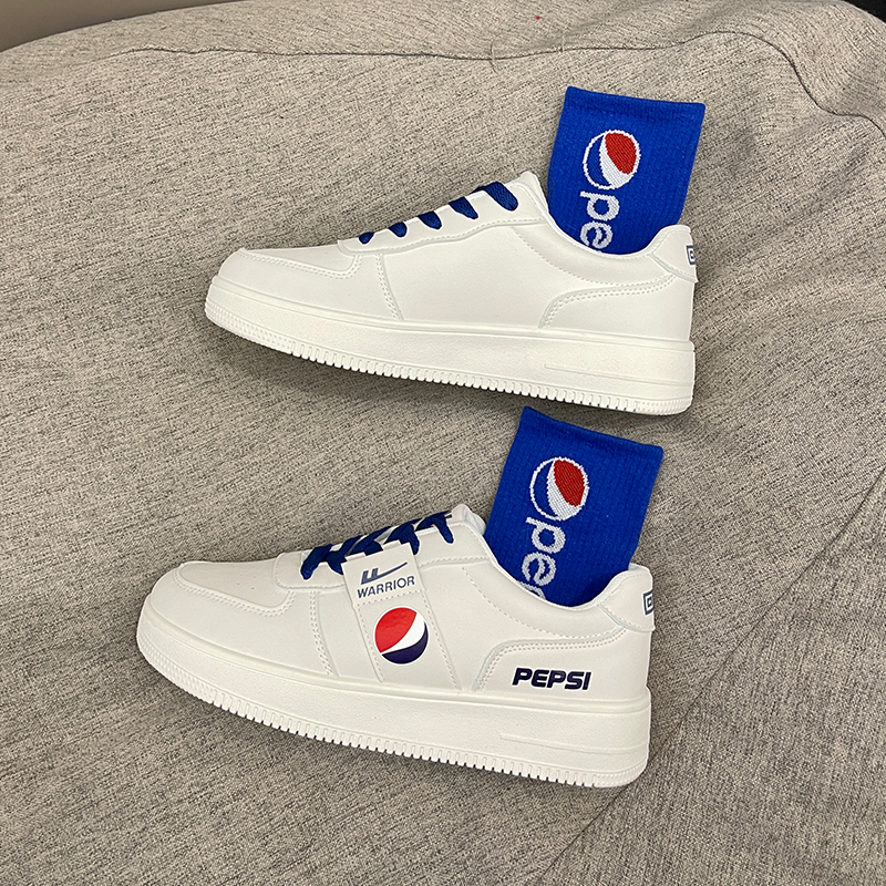 回力爆改2025春季新款板鞋百事可乐联名男女鞋ow樱花情侣鞋小白鞋 - 图2