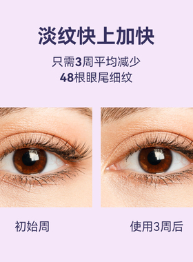 Loreal欧莱雅紫熨斗眼霜二代小样淡纹紧致细纹黑眼袋7.5ml中小样
