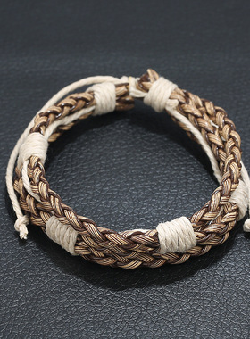 KAZANKOORI情侣麻手绳编织手串