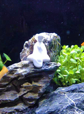 小号迷你无相佛鱼缸造景装饰摆件