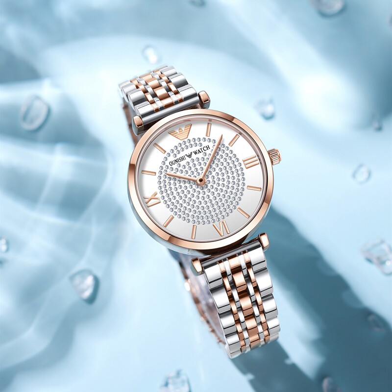 满天星轻奢小众正品名牌女款手表 欧妮诗国产腕表