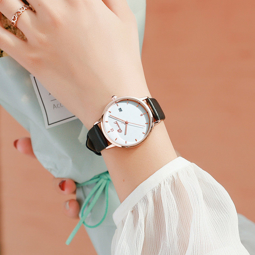 正品2020年新款小众轻奢时尚女手表 欧妮诗国产腕表