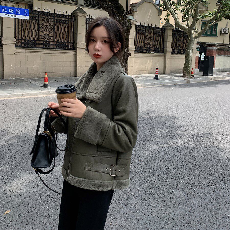 皮毛一体2020年新款秋冬羊羔毛马甲 问梦皮衣