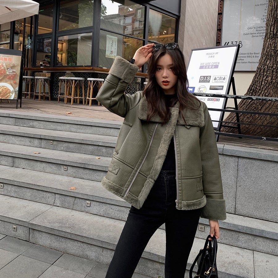 皮毛一体2020年新款秋冬羊羔毛马甲 问梦皮衣