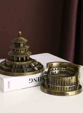 金属卧室摆件欧式建筑