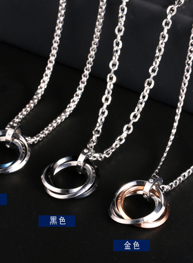 韩版个性项链男士街头潮男挂件