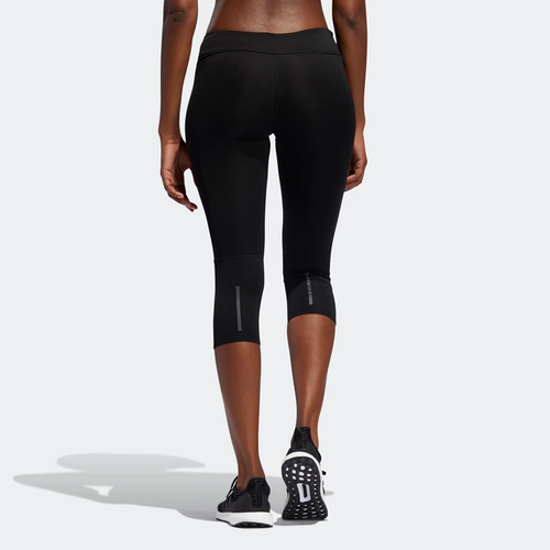 Adidas/阿迪达斯 女子OWN THE RUN 3/4 跑步紧身运动裤 DZ2010 - 图0