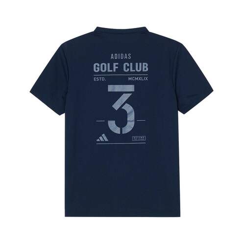 Adidas/阿迪达斯 男子圆领休闲高尔夫短袖运动T恤 JY5427 - 图0