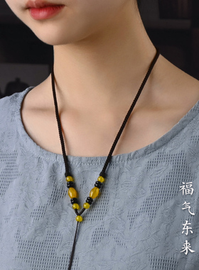 玉坠高档翡翠挂件黄金男女士编绳