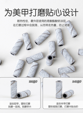 gaoy戈雅迷你砂圈美甲打磨头卸甲专用高强度耐磨沙圈本甲刻磨工具