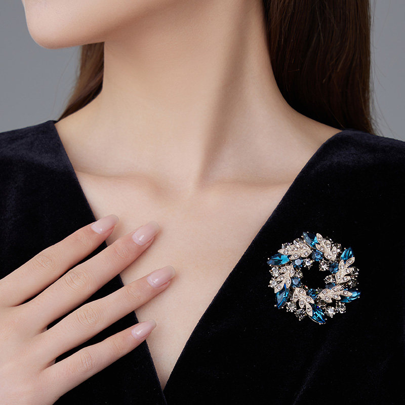 【紫罗兰正版】羽环胸针高档女个性花朵款胸花别针生日礼物潮,淘宝优惠券,粉丝福利购,淘宝优惠卷