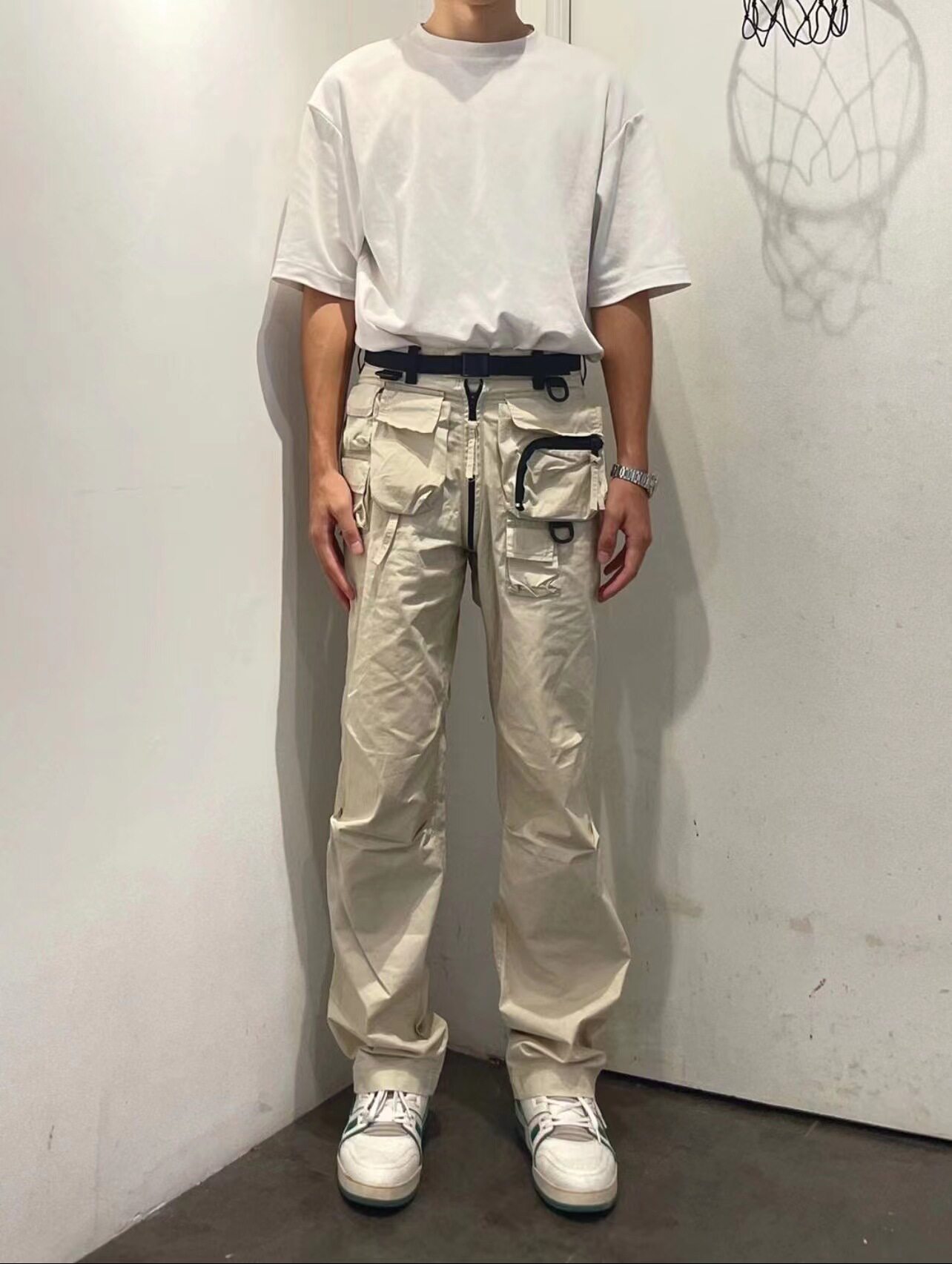 MRLEE independent style GRCPants multi-pocket workwear outdoor trousers thin casual pants