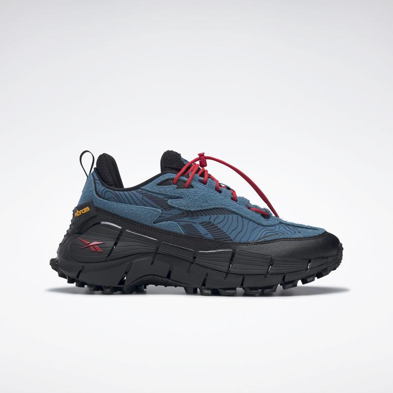 锐步Reebok ZIG KINETICA 2.5 EDGE抽绳系带厚底耐磨男子运动鞋-图0