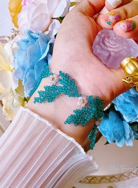 【春色七分甜】纯手工串珠ins手链春夏小米珠手链项链成品