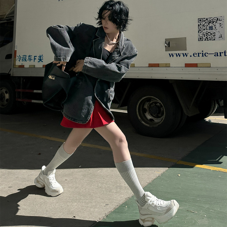 SGIRL TWTW2026春季新款厚底增高气垫绑带老爹鞋女百搭运动休闲鞋,淘宝优惠券,粉丝福利购,淘宝优惠卷