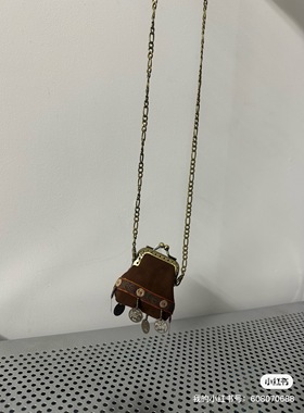 原创设计自己做的口金包项链包小众设计毛衣链条手工制作流苏
