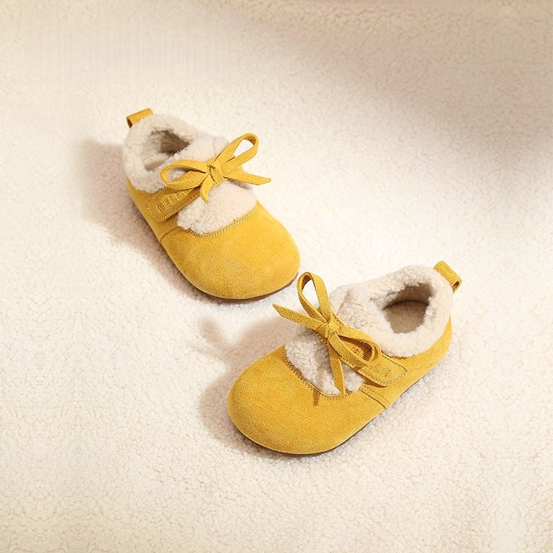 真皮女童勃肯鞋2025秋冬女童保暖全包厚底毛毛棉鞋女孩软底休闲鞋,淘宝优惠券,粉丝福利购,淘宝优惠卷