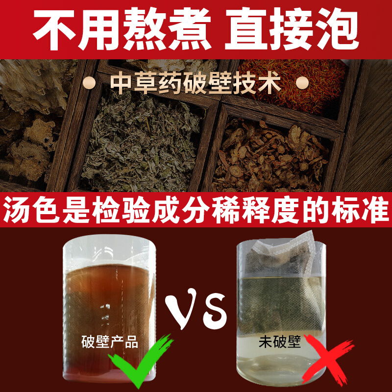 时珍验方蕲艾足浴包艾叶艾草包家用调理泡脚包湖北蕲春蕲艾堂-图2