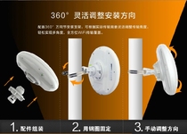 Tuta Wireless Bridge High Power Ap Lift Tower Crane Construction Site Wireless No K Wire Transfer Coverage Elevator Monitoring