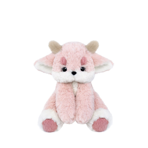 叁物集pipi小粉龙玩偶睡觉抱枕毛绒玩具可爱公仔送女朋友新年礼物 - 图1