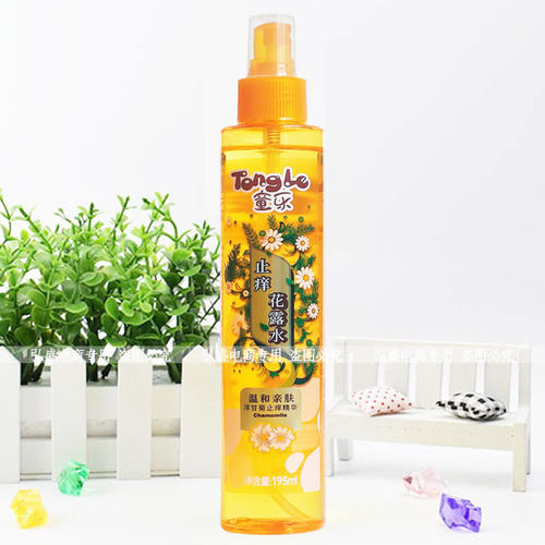 童乐花露水195ml洋甘菊金银花清凉舒爽男女夏季喷雾清香老牌国货 - 图1