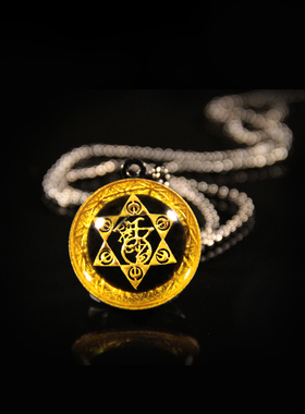 原创设计水晶吊坠珠宝网红项链