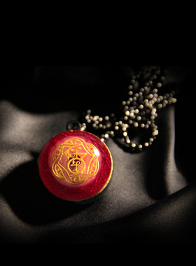 宝石吊坠桃花姻缘招人缘水晶项链