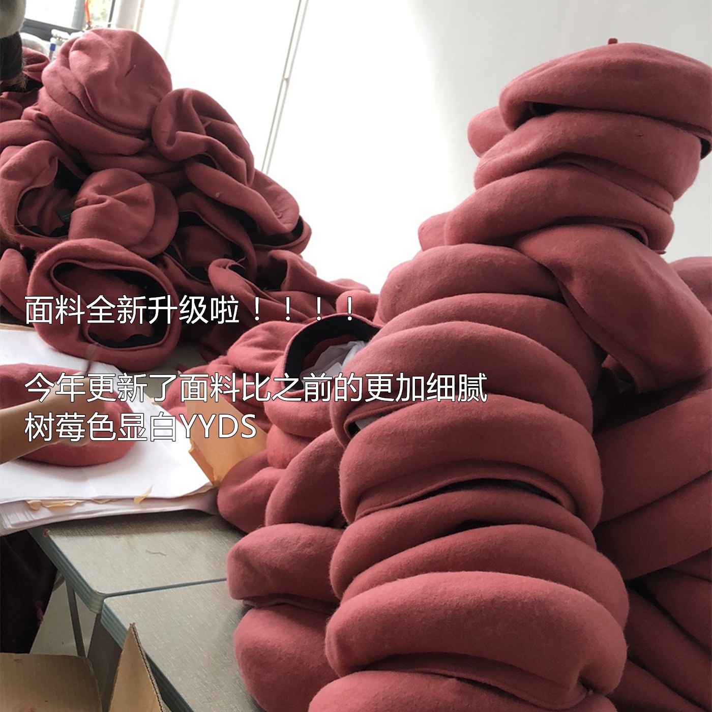 Internet celebrity wide-brimmed three-dimensional wool upgraded printmaker hat