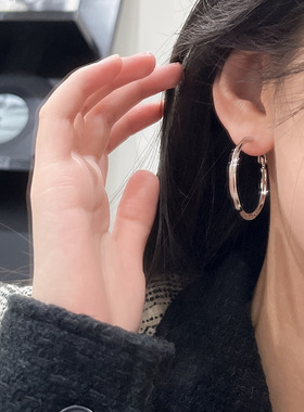 辣妹耳圈女轻奢小众设计感耳钉