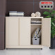 Balcony storage cabinet with wheels for household low cabinet with drawers