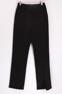 朵以2022春装新款时尚百搭高腰开叉喇叭裤直筒裤女长裤37DC249002