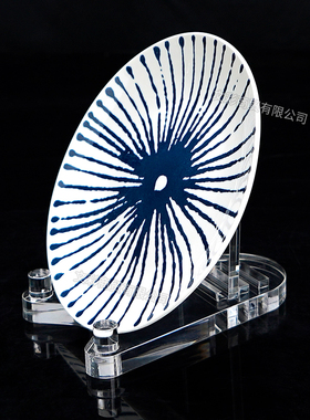 加厚亚克力盘子展示架可调节斜度