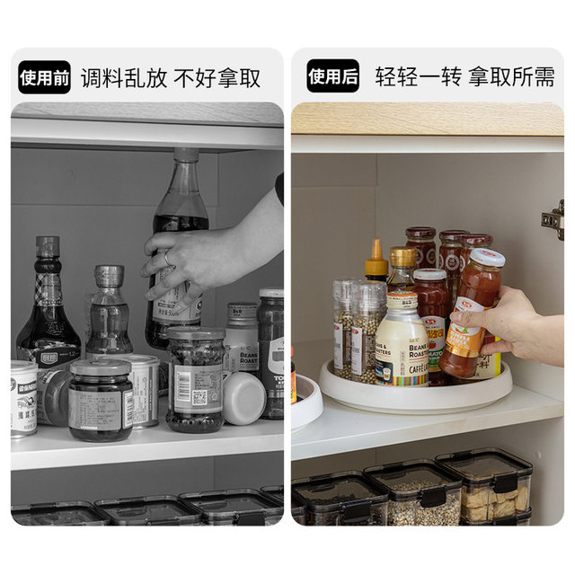 Rotating multifunctional household artifact storage rack