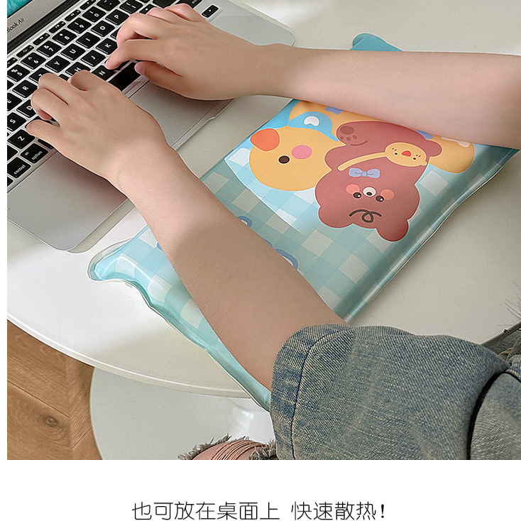 夏季冰枕冰垫学生夏季午睡水枕头儿童降温夏天注水冰凉加厚水袋