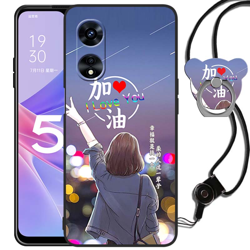 OPPOA58X手机壳女款PHJ110情侣卡通可爱A58x硅胶磨砂外壳OPPOPHJ110全包边软0PPoA58X防摔套0pp0男潮A58X个性 - 图0