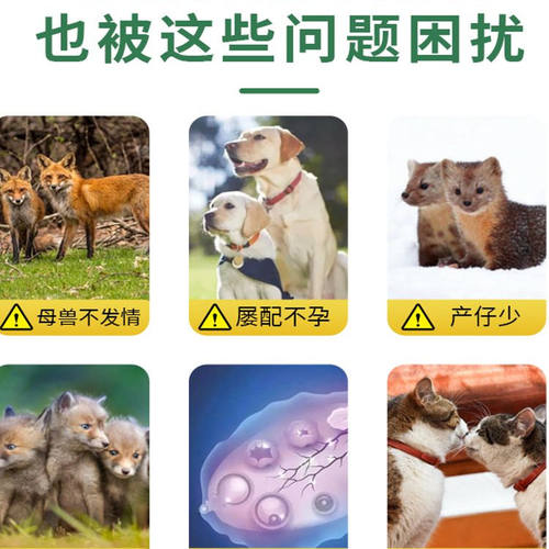 毛皮动物通用ve狐貉貂生育酚猫咪狗维生素e 促发情提高繁殖力兽用 - 图2