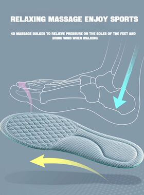 1Pair Memory Foam Plantar Fasciitis Relief Shoes Insole Arch