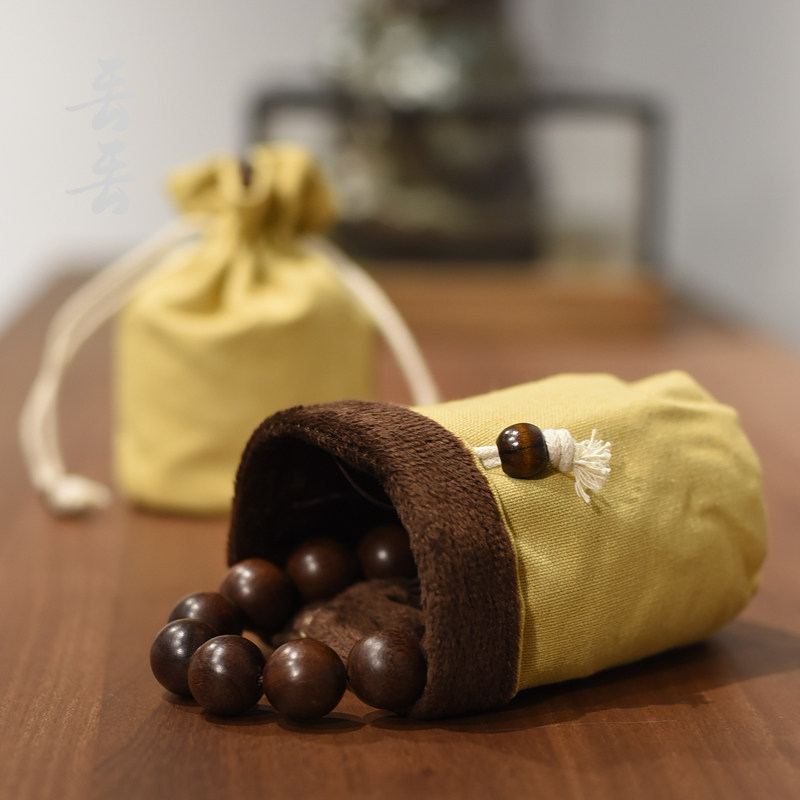 棉麻小布袋抽绳束口便携锦囊小号收纳袋子零钱包防尘纯手工小布包,淘宝优惠券,粉丝福利购,淘宝优惠卷