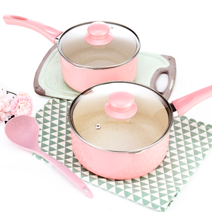 麦饭石奶锅不粘锅小汤锅