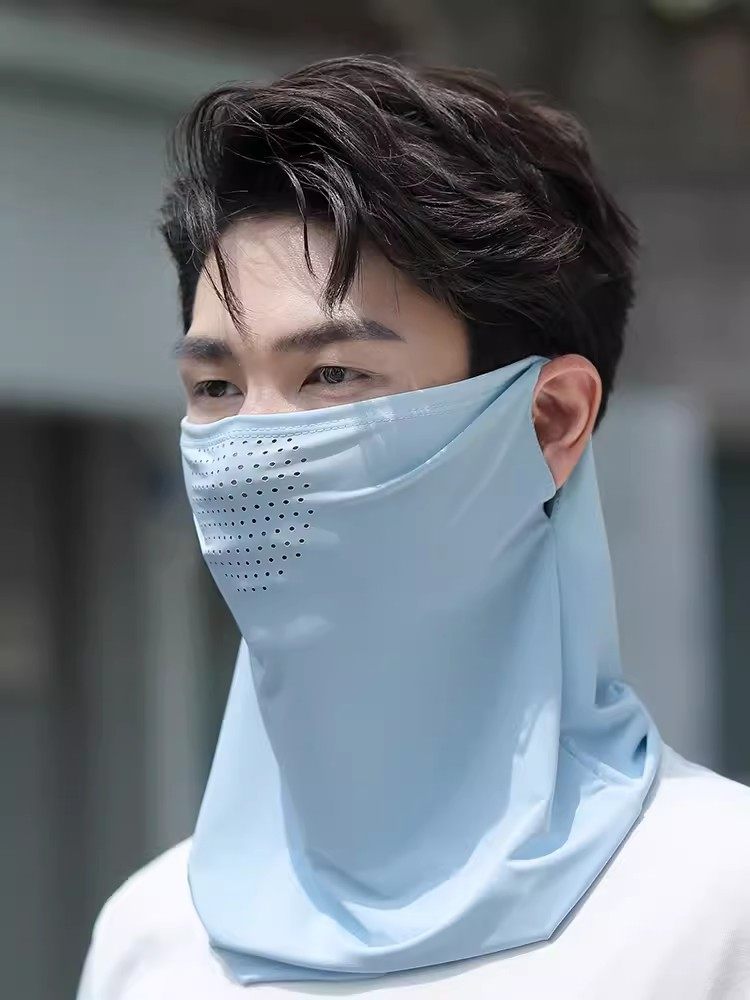 Charn Kiond日本设计师联名款防晒面罩男遮全脸挂耳冰丝围脖面纱,淘宝优惠券,粉丝福利购,淘宝优惠卷