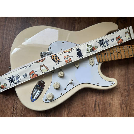 GIGFORU Ремень для бас-гитары с героями мультфильмов