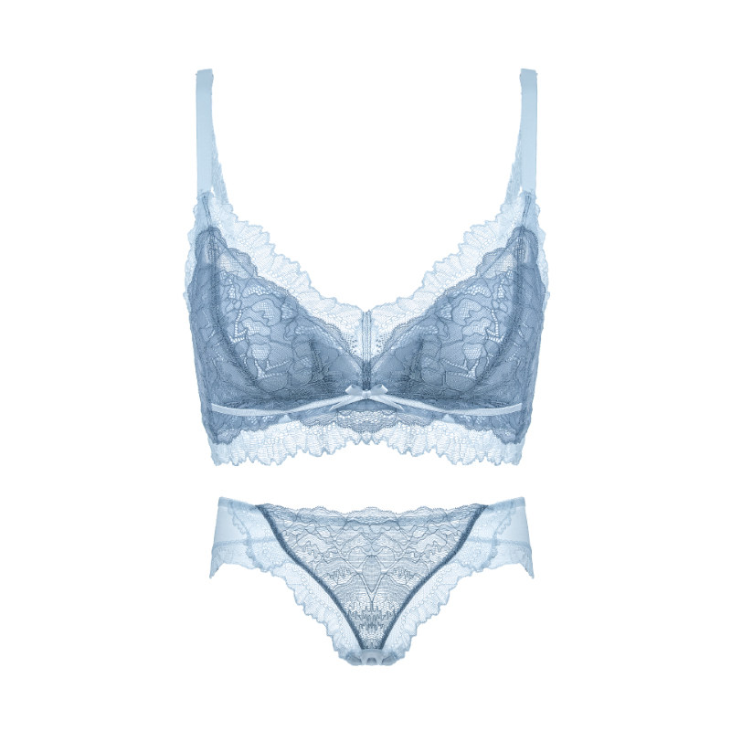 薄款聚拢性感蕾丝18-24周岁内衣 多情猫文胸