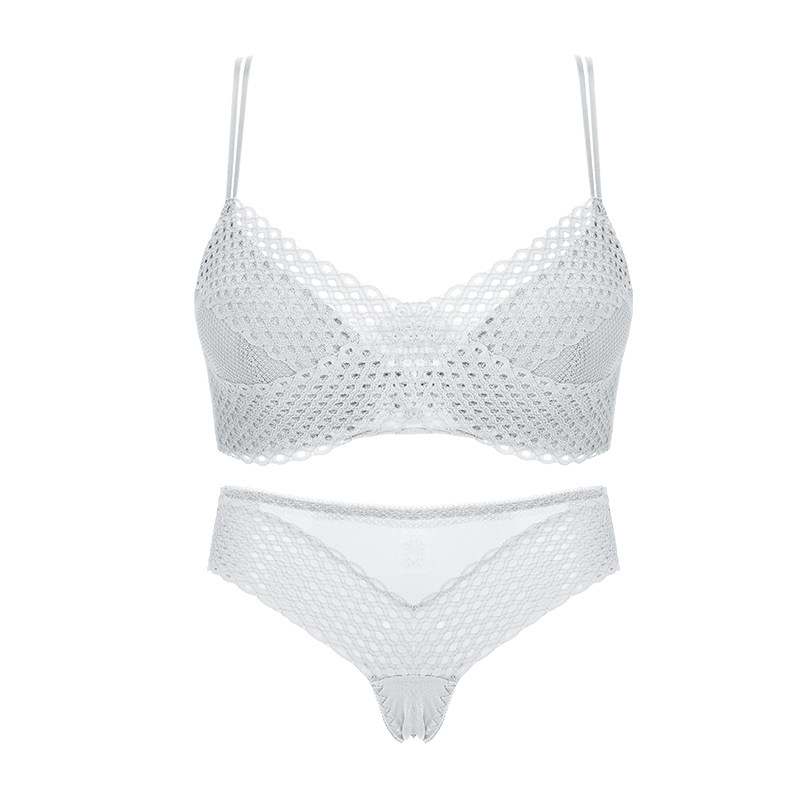 内衣超薄款聚拢无钢圈学生bra夏季 多情猫文胸