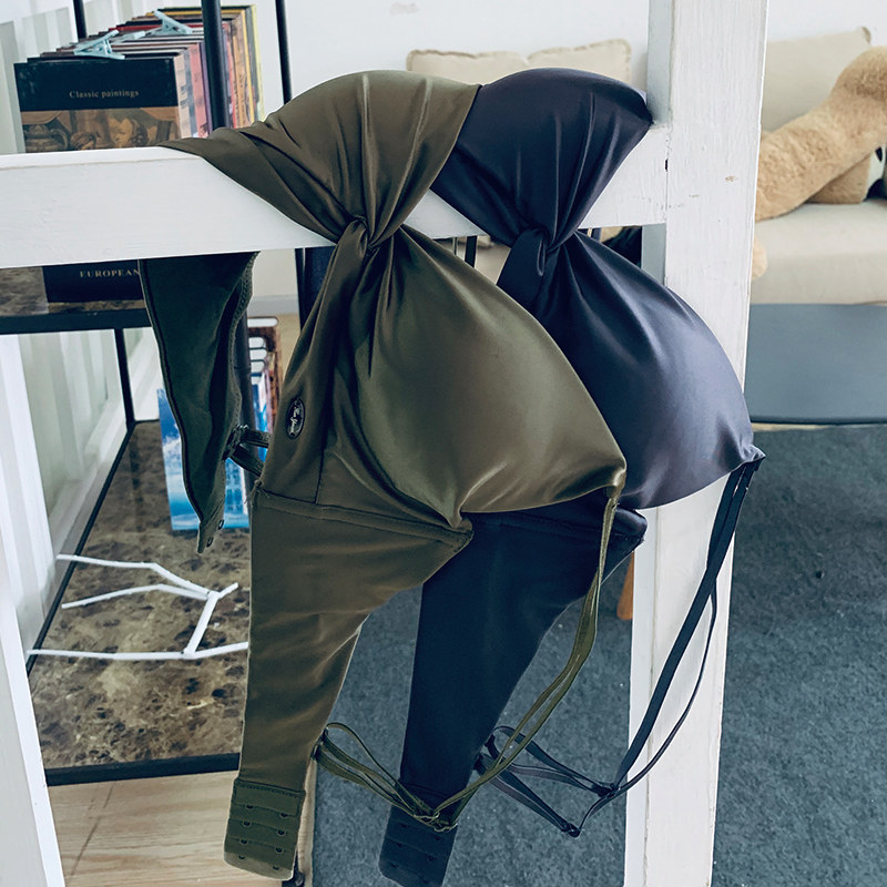 多情猫黑色无钢圈法式薄款超薄胸罩 多情猫文胸