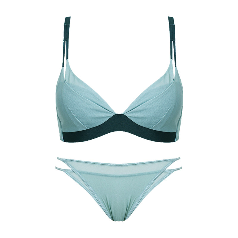 小胸聚拢无钢圈薄款多情猫性感内衣 多情猫文胸