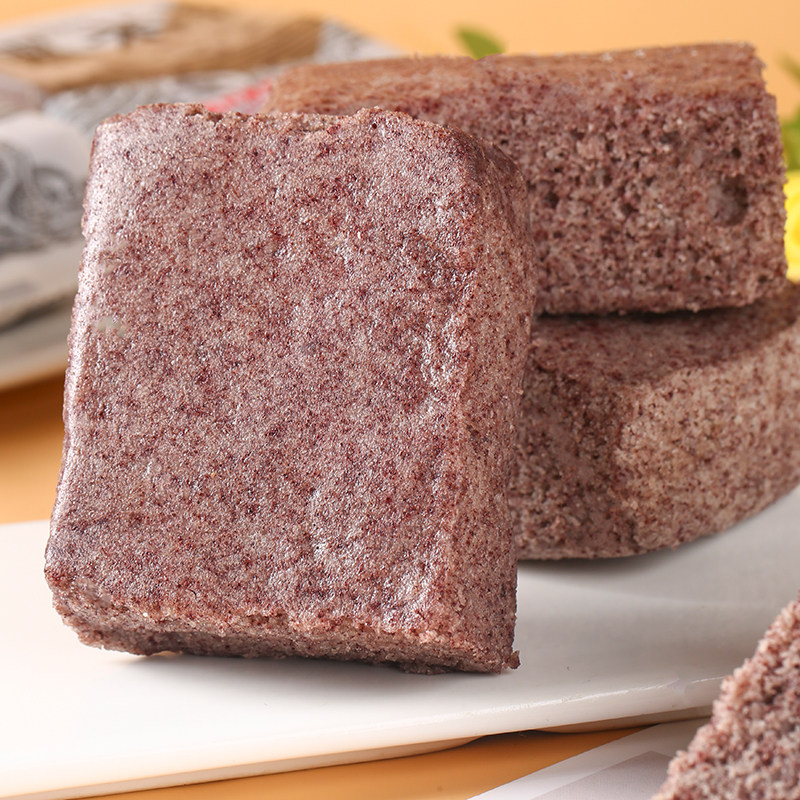 传统黑米糕糯米发糕零食点心蛋糕早餐手工粗粮小包装80g整箱,淘宝优惠券,粉丝福利购,淘宝优惠卷