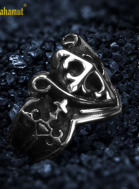 十字剑戒指钛钢骑士男