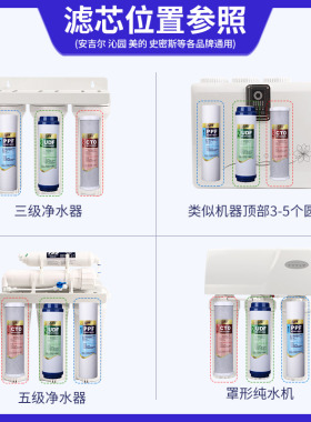 通用全套三级直饮净水器滤芯